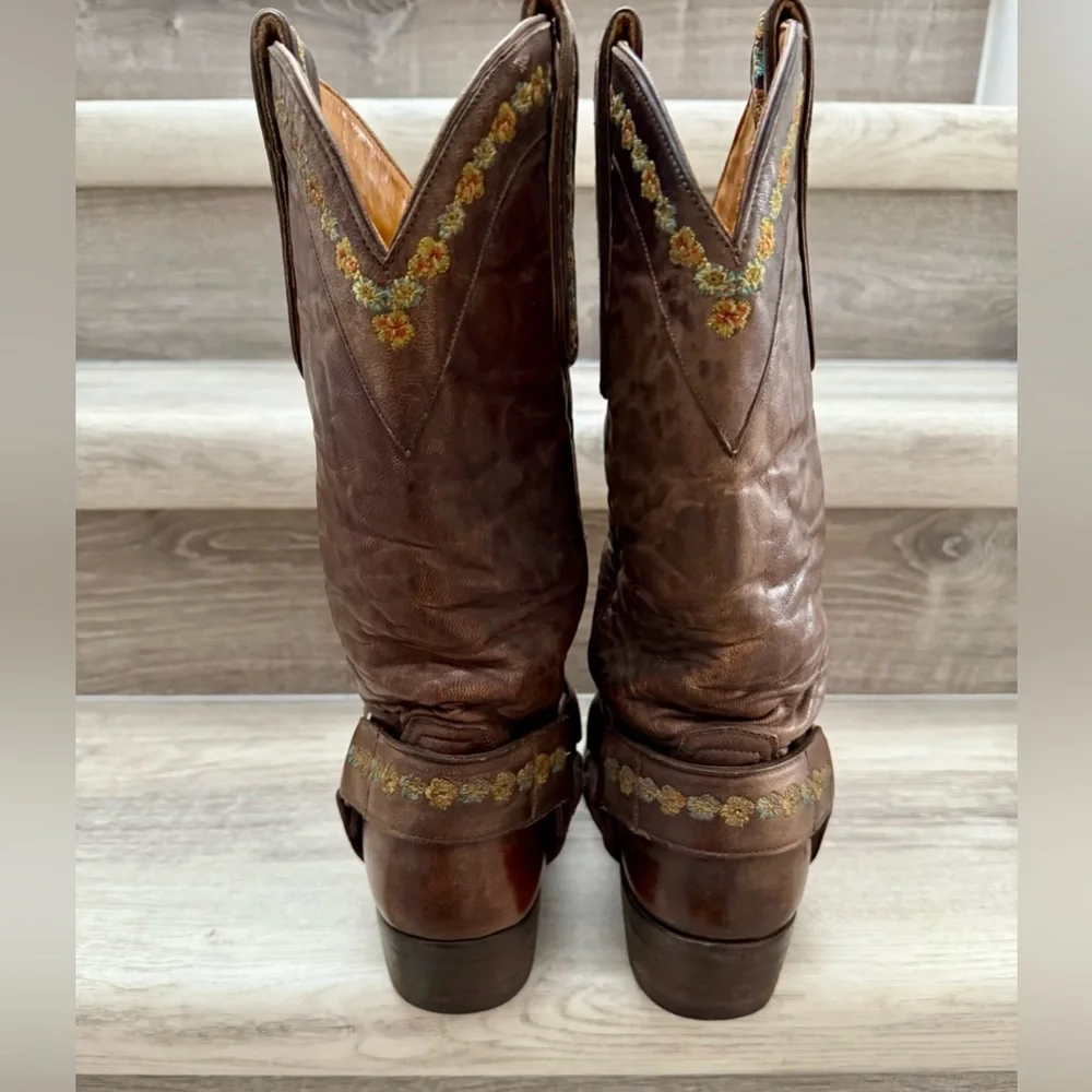 Old Gringo Cowboy Boots with Floral Embroidery - Picture 10 of 16